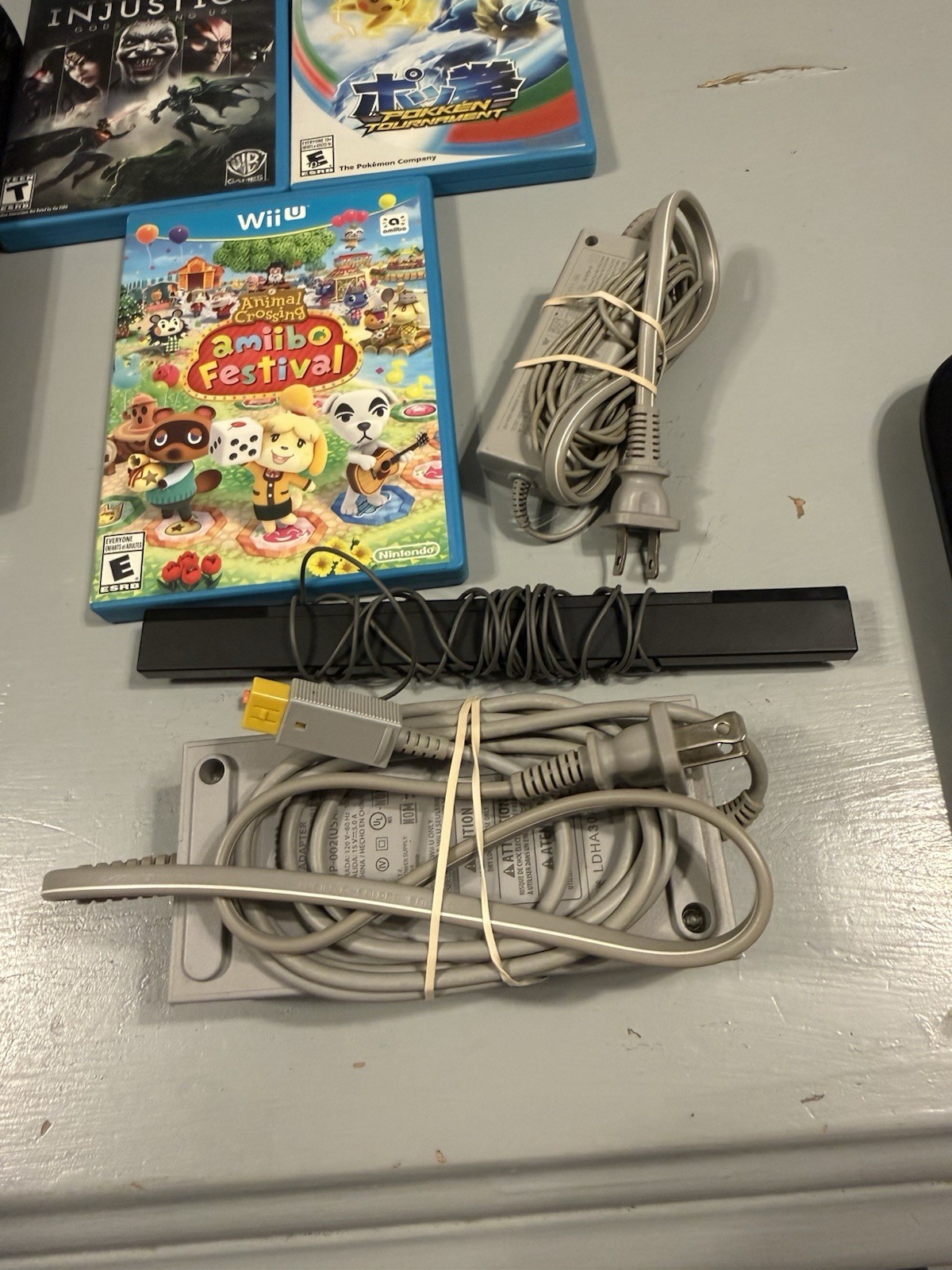 Nintendo Wii U 32GB Console Deluxe Set Bundle With Games Tested Working
