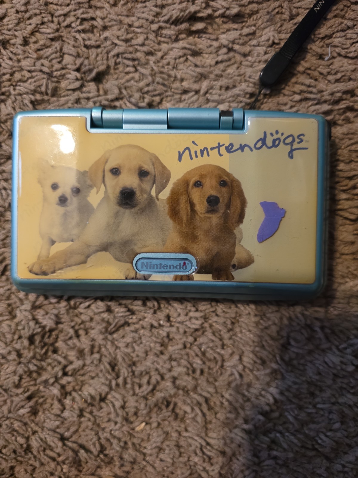 Nintendo DS Launch Edition Turquoise Blue Handheld System