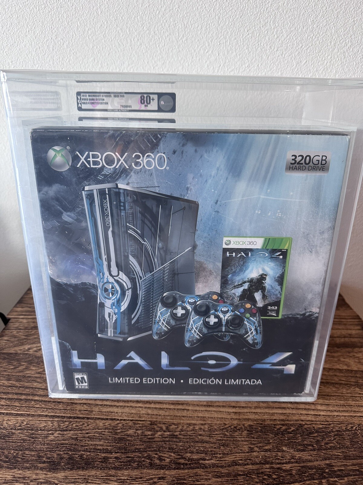 Xbox 360 Halo 4 Limited Edition Console Sealed VGA 80+