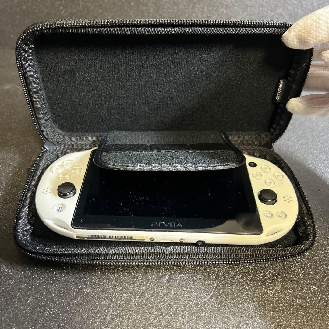 Excellent Sony PS Vita PCH-2000 Handheld Console – Glacier White