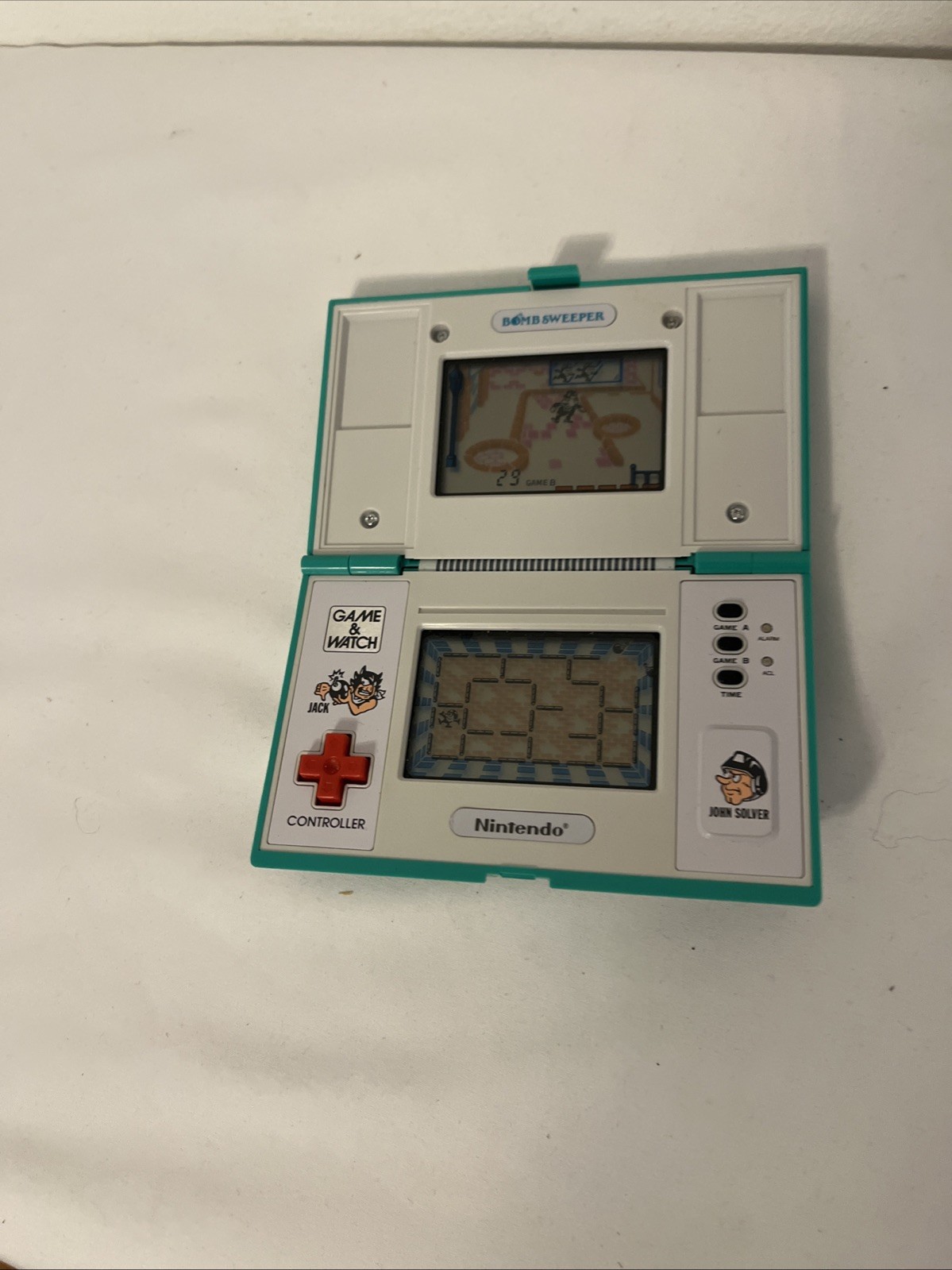Nintendo Game & Watch Bomb Sweeper BD-62 1987 Multi Screen WORKING