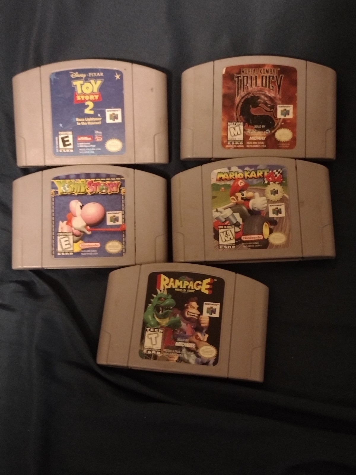 Nintendo 64 Console with 3 Controllers, 5 Games, Expansion Pak, And Memory Card