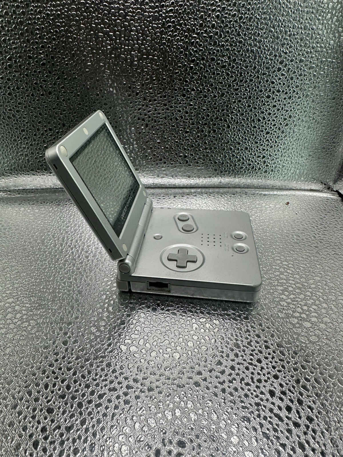 Nintendo Gameboy Advance SP AGS001 Metal Silver Handheld TestedRead Description