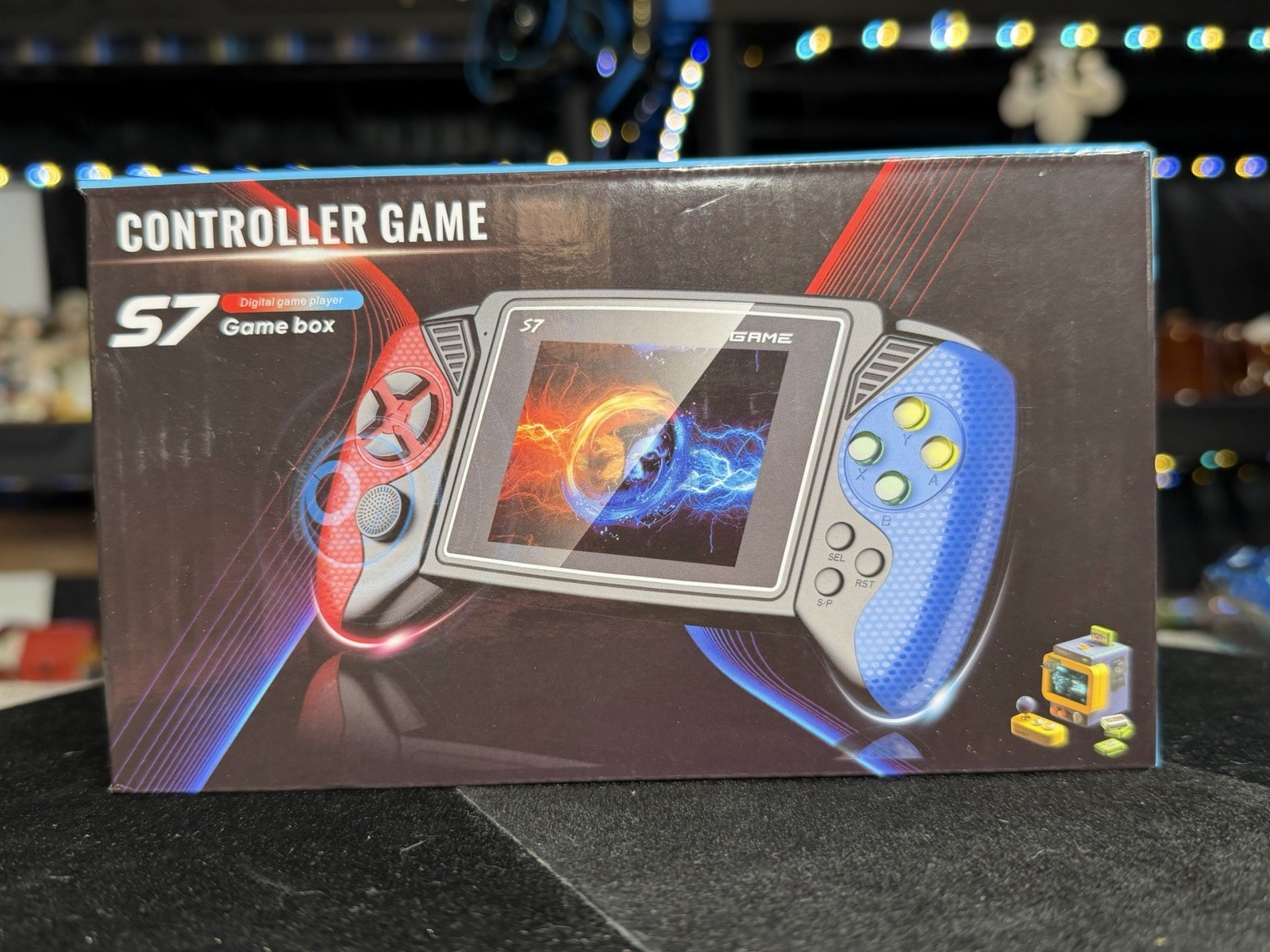 S7 Handheld Game Console 620 Built-In Games Retro Portable TV Output