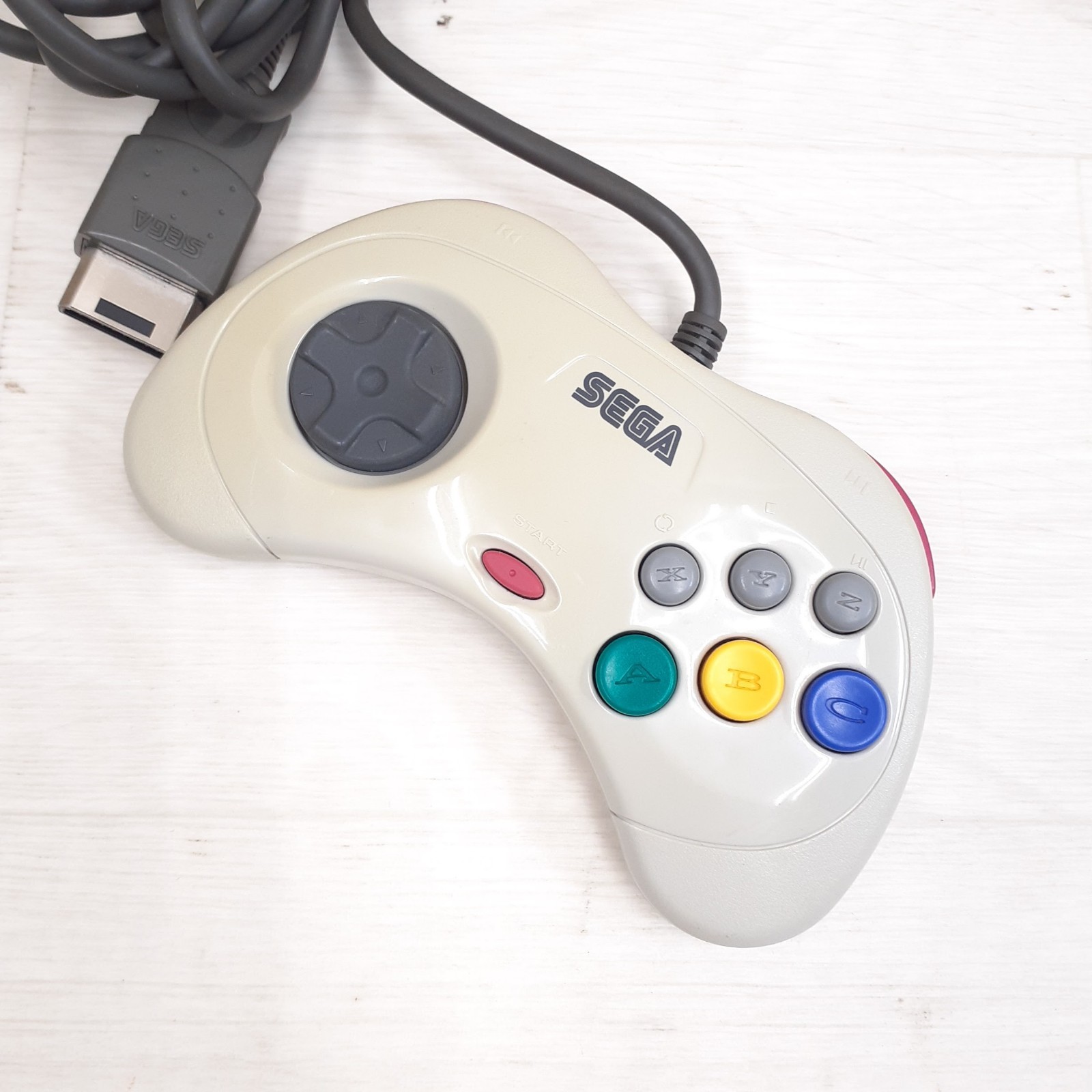SEGA SATURN CONSOLE Bundle With 2 Controllers & 3 Games Japan White Tested