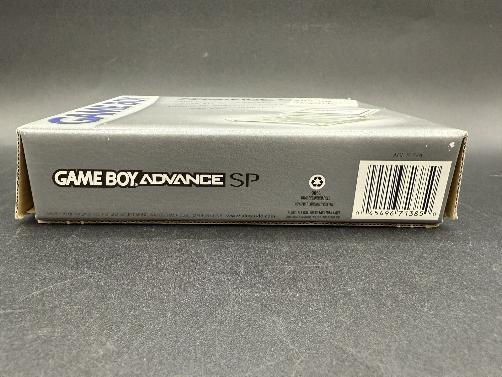 Nintendo Game Boy Advance SP Silver AGS-001 CIB GBA Complete NM MINTY ALL ORG