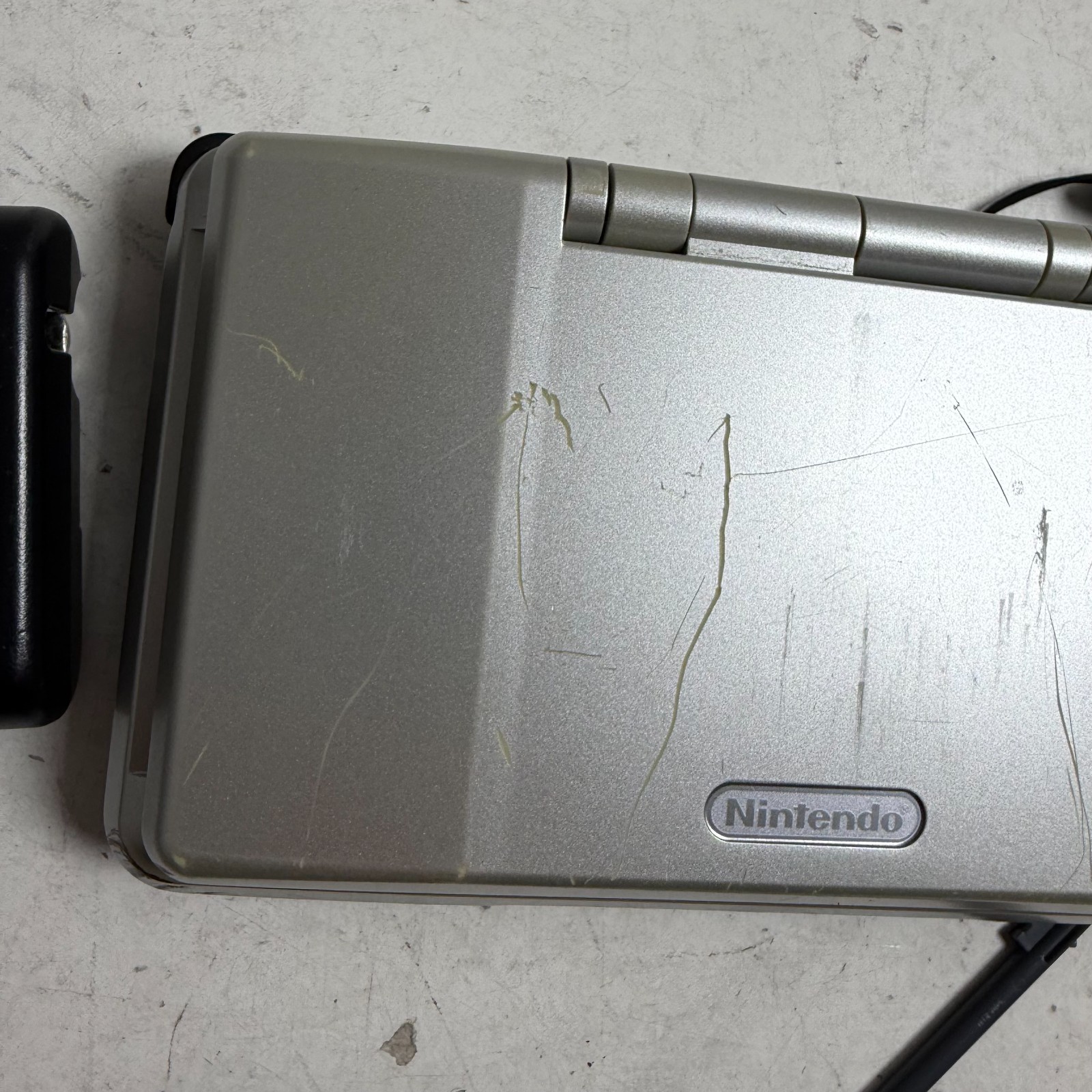 Nintendo DS NTR-001 Titanium Dual LCD Display Handheld Video Gaming Console