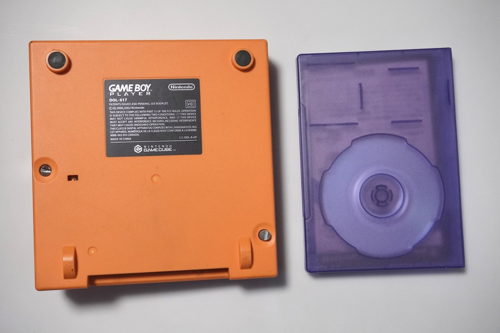 Nintendo GameCube console orange Game Boy Player & Player Disc boxed US seller