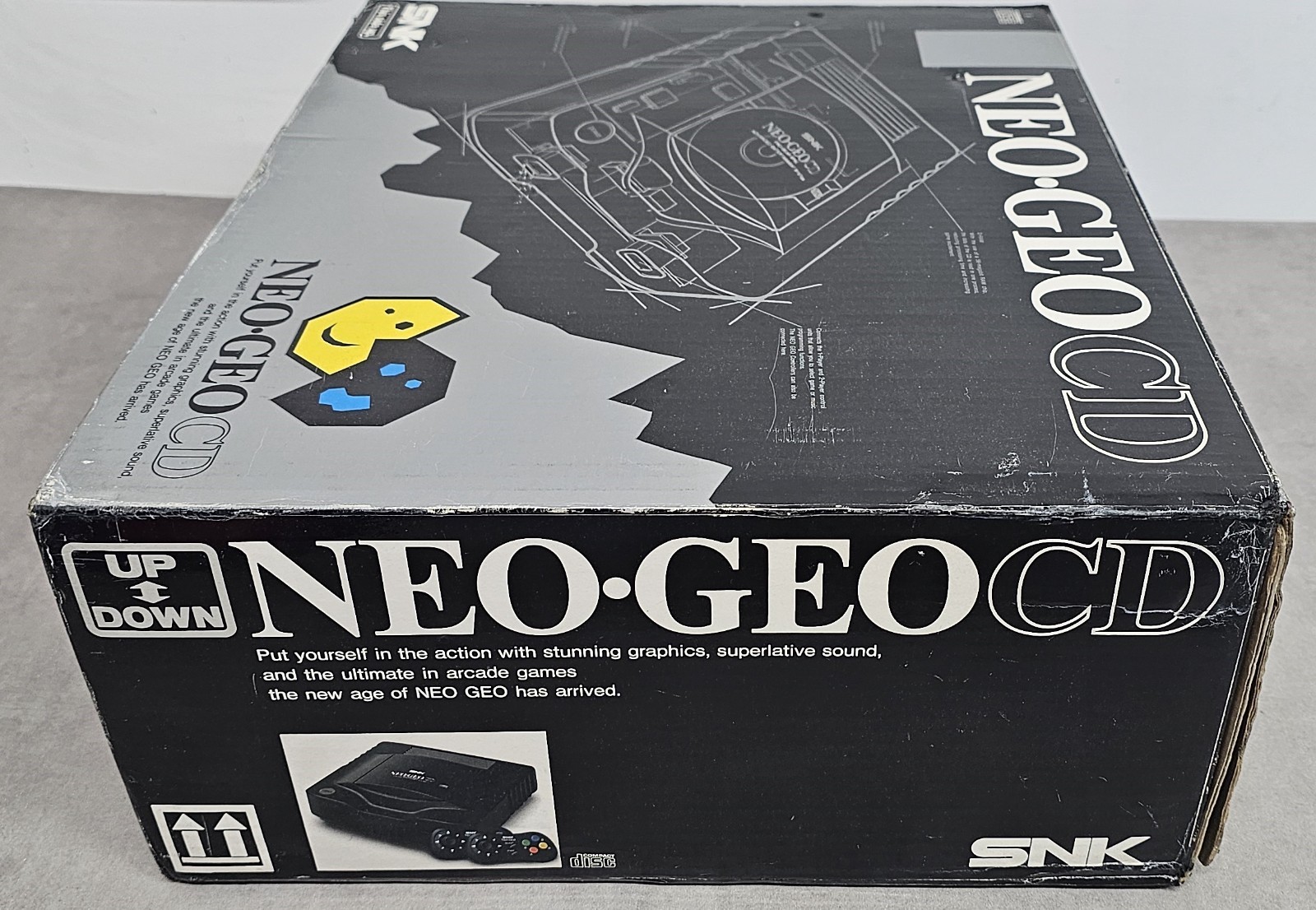 SNK Neo Geo Cd PAL Home Console, Black, RCA Component Connectivity