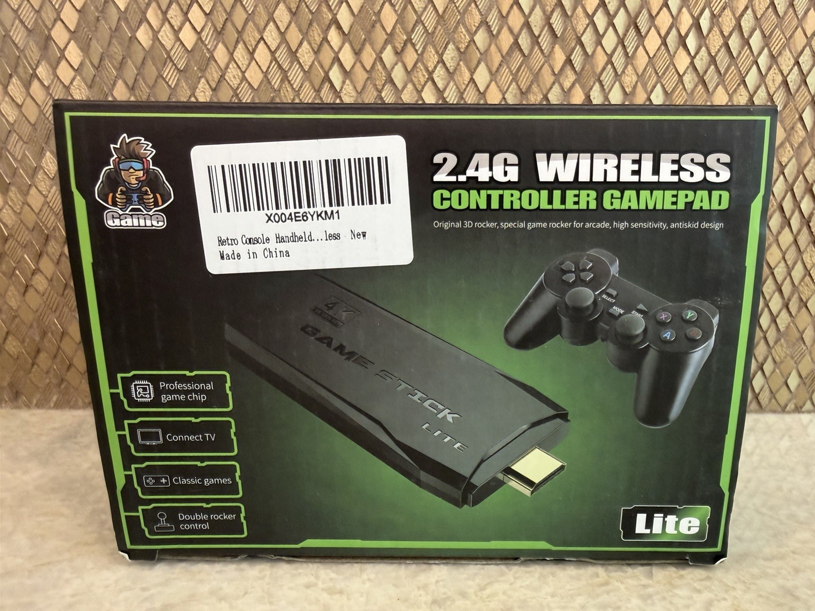 2.4G Wireless Controller Gamepad Lite – 4K Ultra HD Game Stick New Open Box