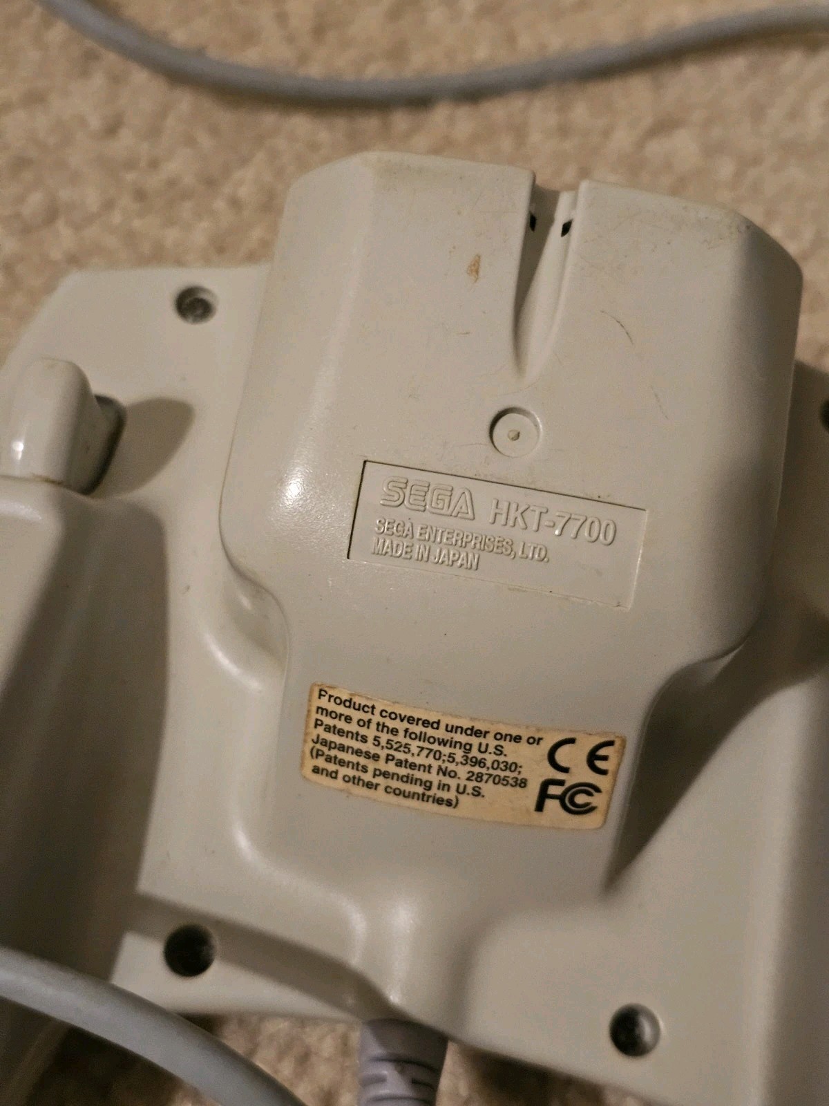 SEGA Dreamcast Console HKT-3020 with Controller, Cords, & Tony Hawk Game