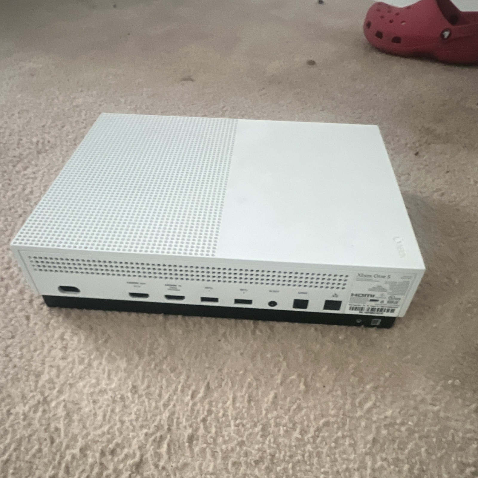 Microsoft Xbox One S 1TB White Console 4K UHD Wi-Fi HDMI USB-A (1681)