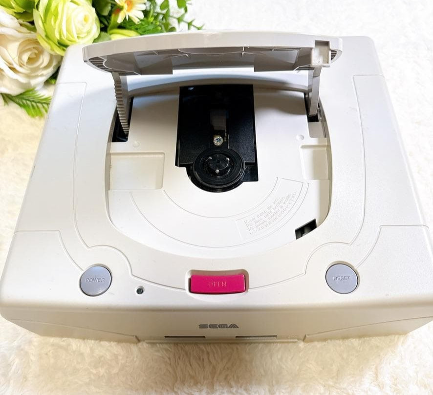 Sega Saturn HST-3220 White Console Japan