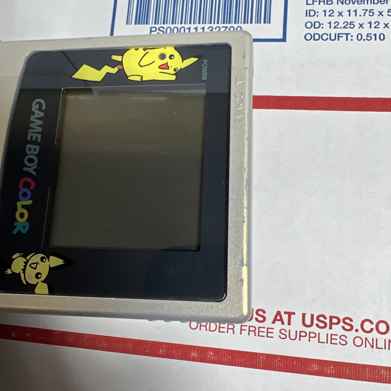 Nintendo GameBoy Color Pokémon Special Edition Pikachu Pichu + Pokémon GOLD