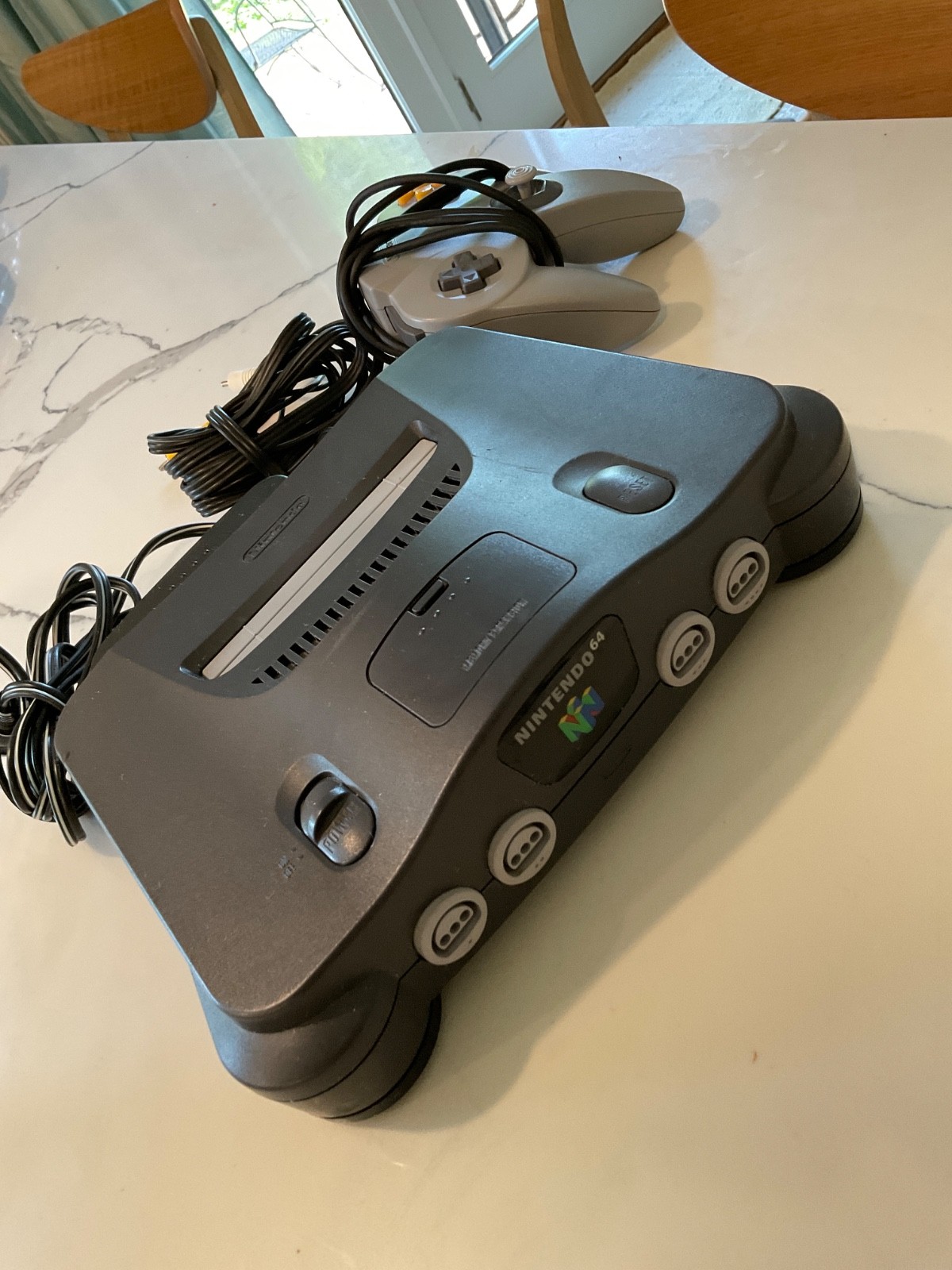 Nintendo 64 Home Console – Black With Cables And Controller Tested Working CLEAN