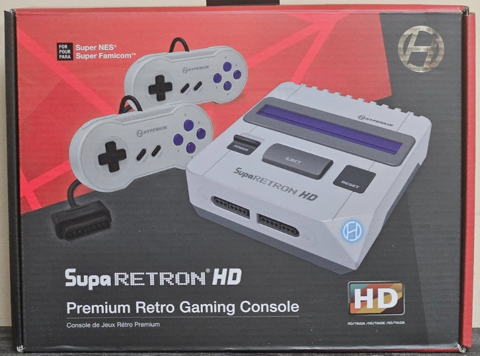 Vintage Supa Retron HD Gaming Console-Gray-NES Hyperkin-New In Box!!Unopened!