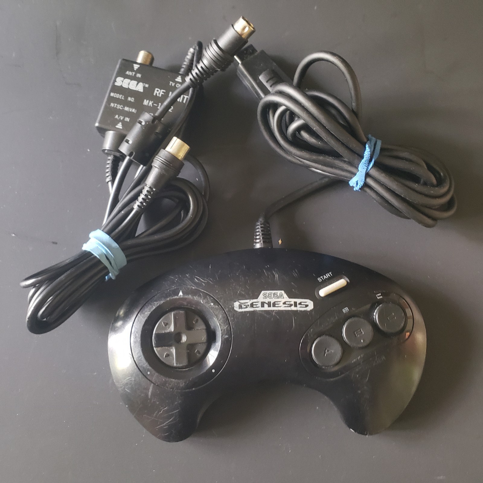 Sega Genesis Model 2 MK-1631 Console with Controller & Cords and RF Unit MK-1632