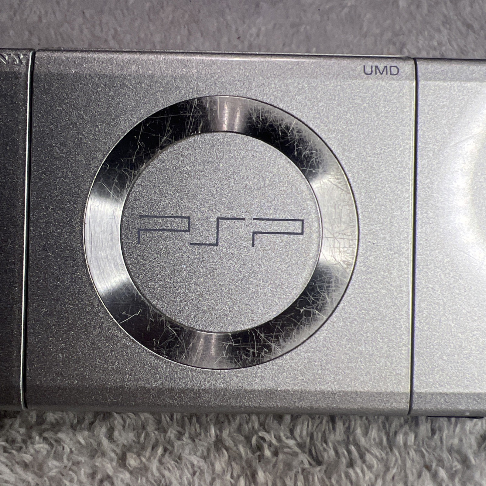Sony PSP 2001 Portable Mystic Silver Handheld System – Charger Included. No Batt