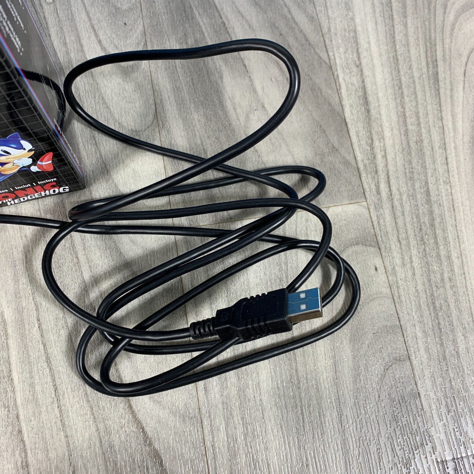 SEGA Genesis Mini Microconsole Plug n Play HDMI USB Power Adapter Cable Open Box