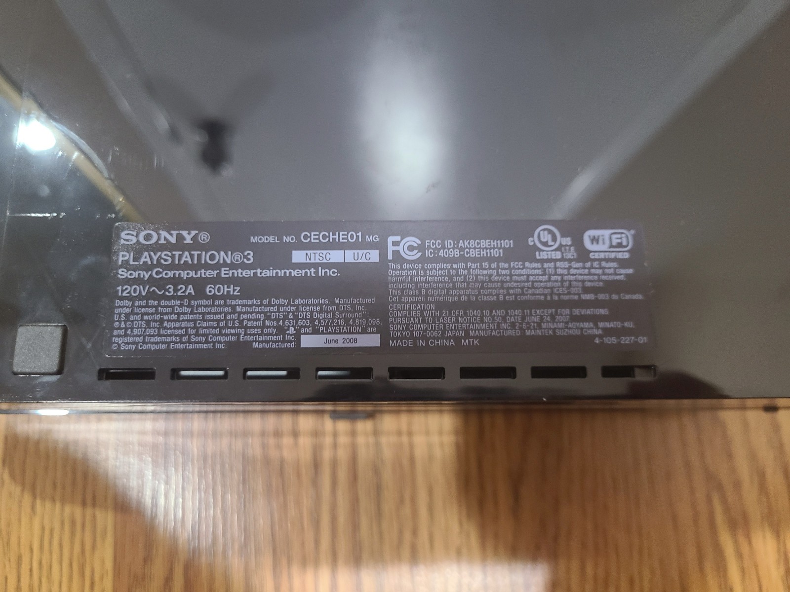 Sony Playstation 3 «FAT BOY» Original, 80GB, Model CECHE01