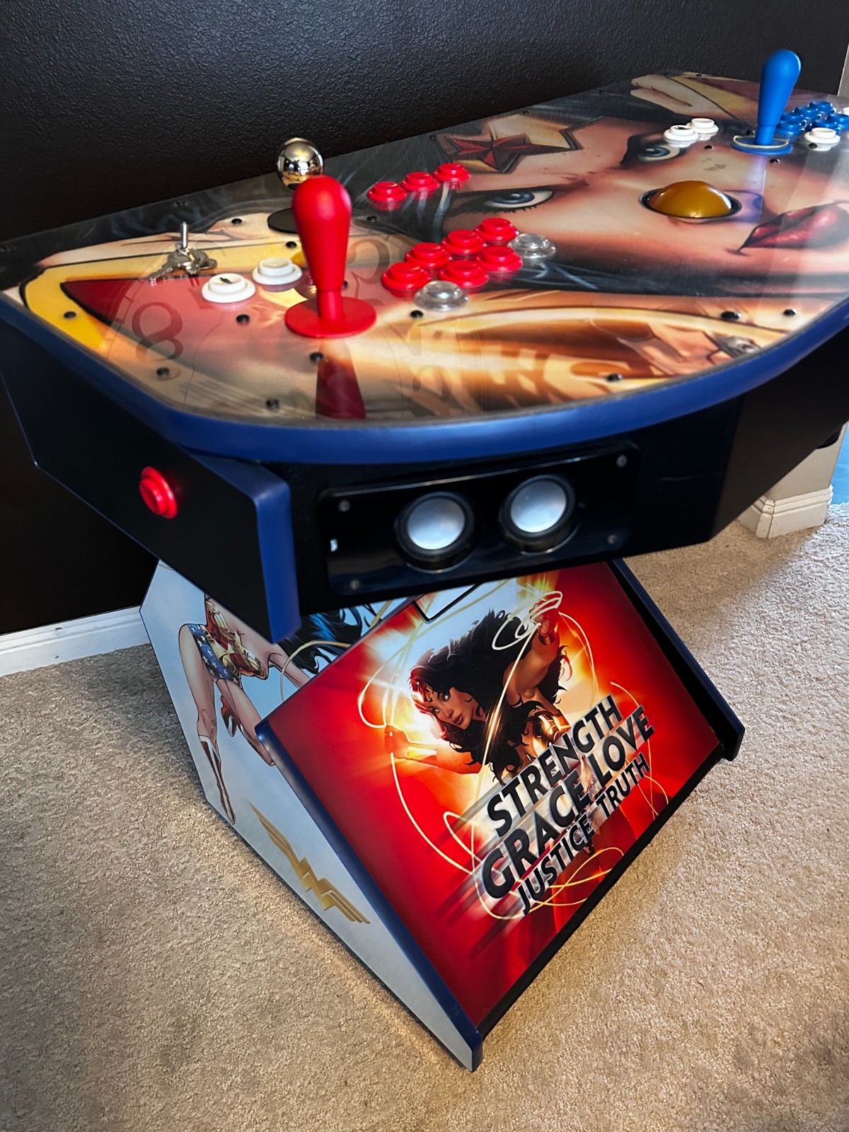 Arcade PEDESTAL Gaming System 2 Player HDTV HDMI MAME ™