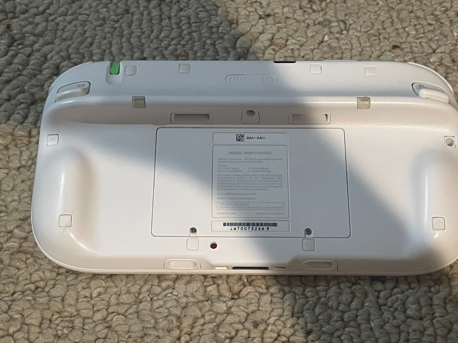 Nintendo Wii U Home Console White 8GB Bundle w/SD Card *Tested*