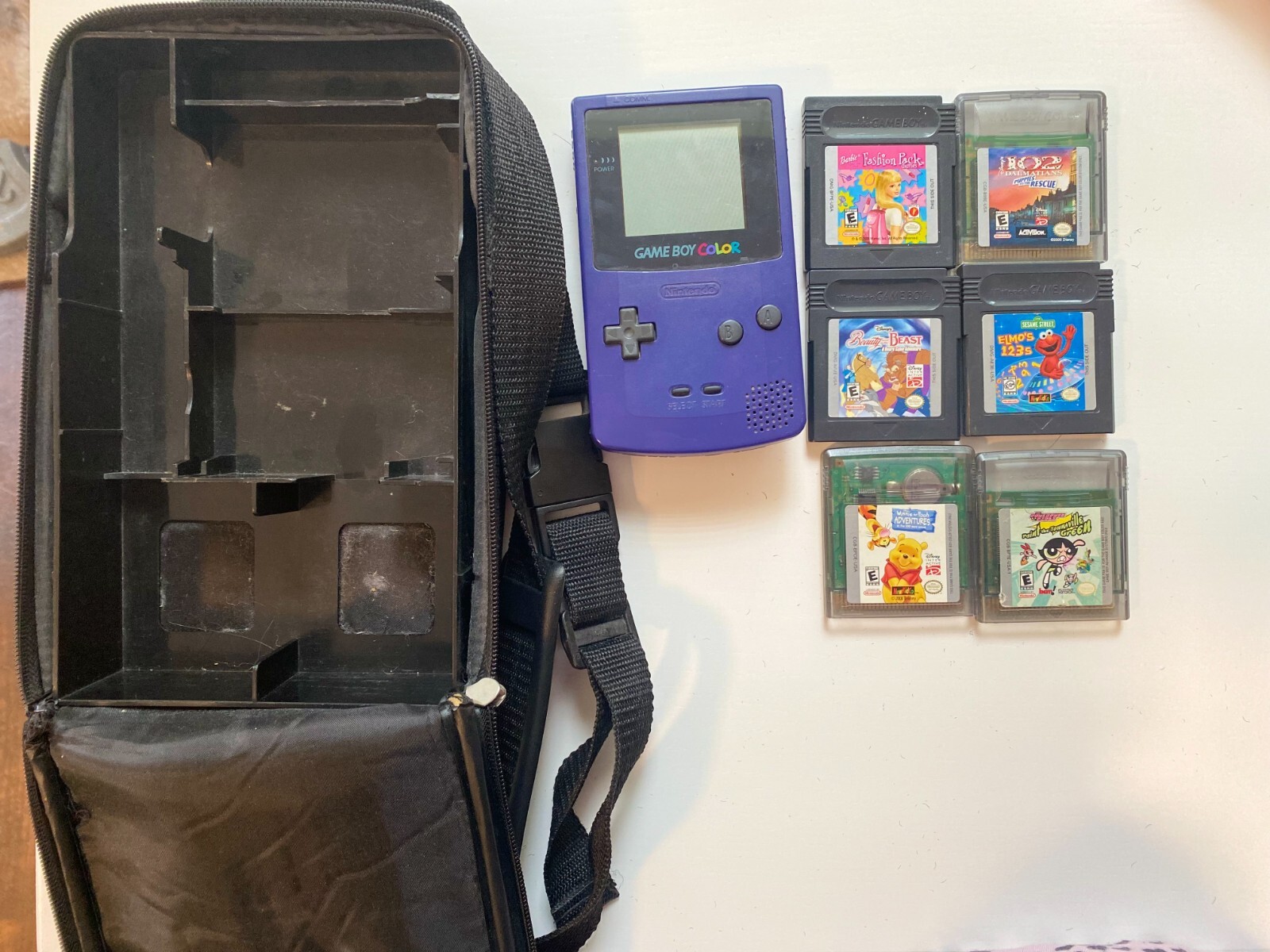 Nintendo Game Boy Box Blue with 6 Games – Retro Gaming Fun! Made in China