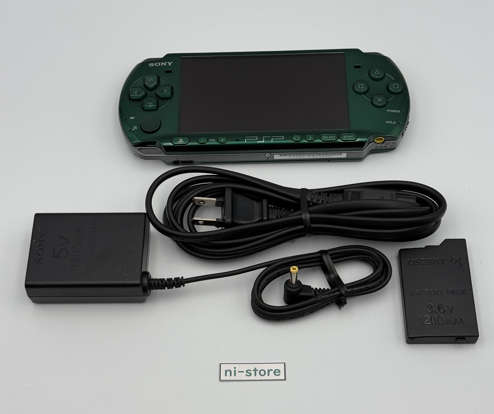 Sony PSP-3000 Console Green Rare Color Region free w/Adapter – Mint