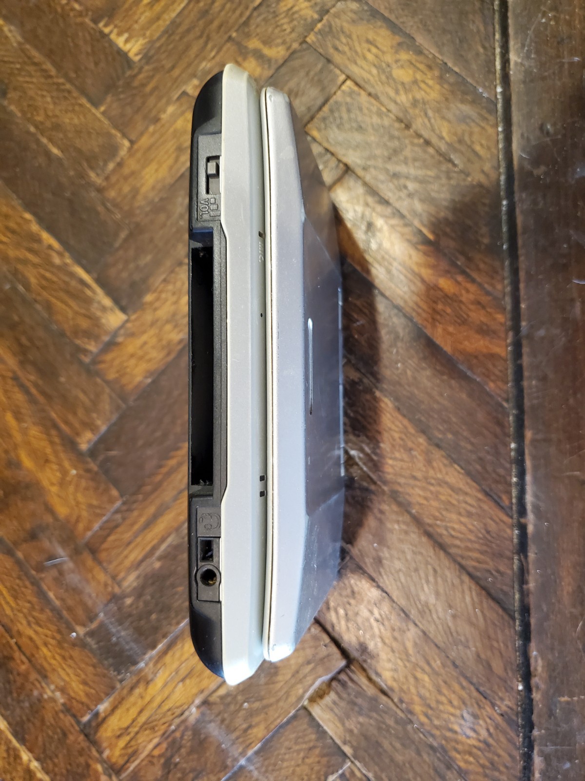 Nintendo DS Silver Handheld System, Works, Shows Wear