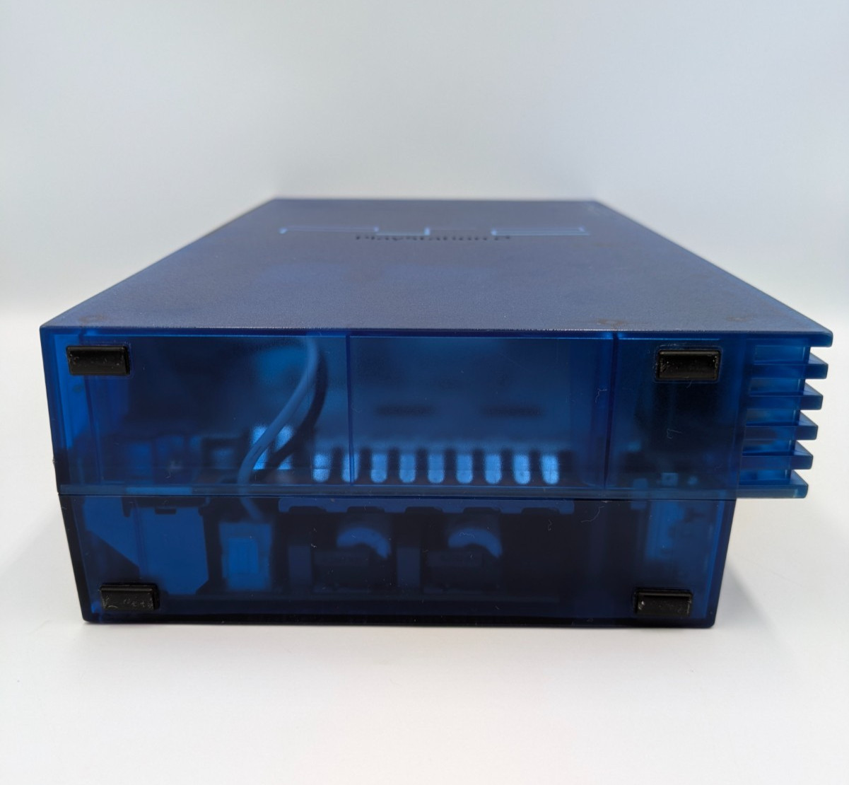 PS2 PlayStation 2 Console Ocean Blue SCPH-37000 Controller Japanese Tested
