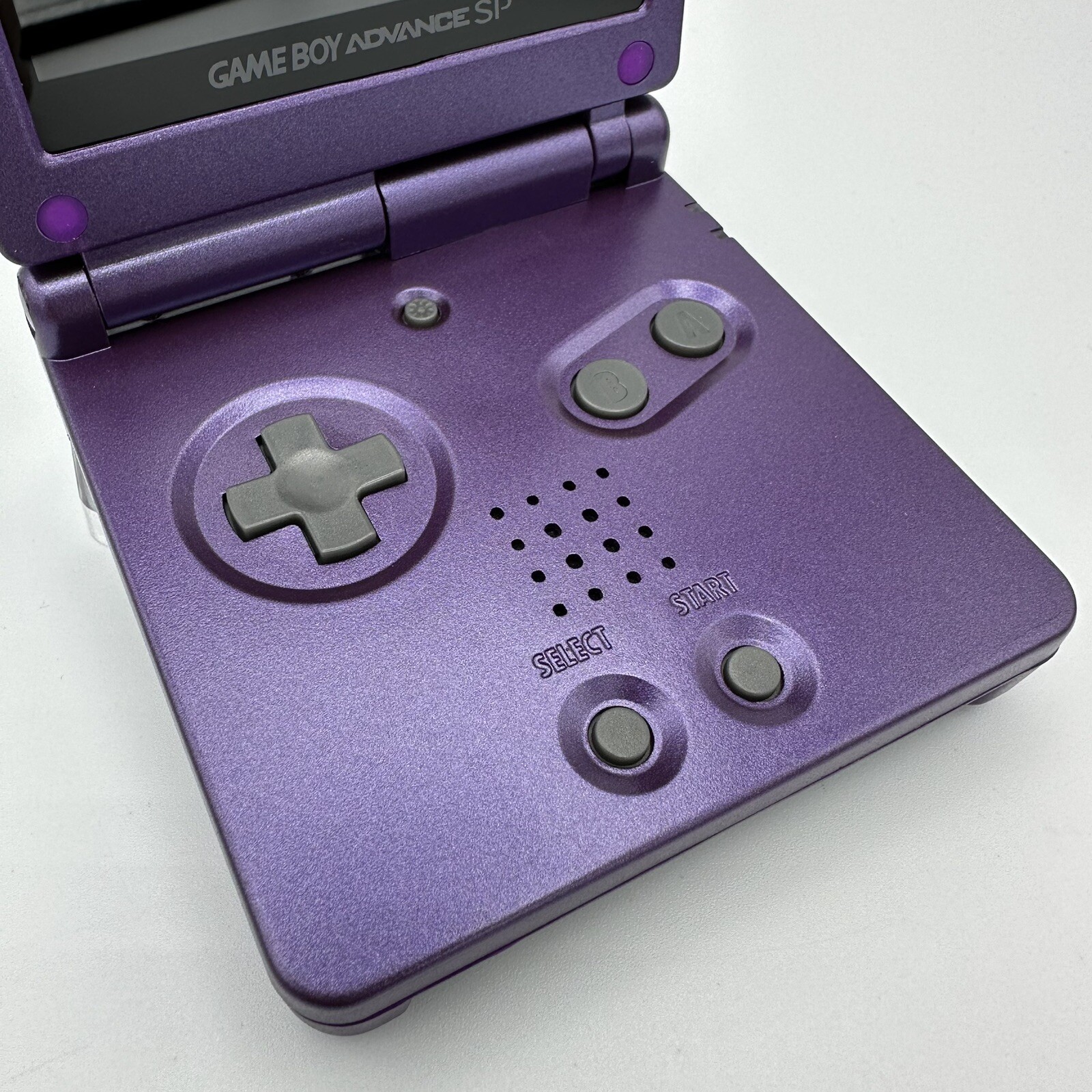 Gameboy Advance SP Purple AGS-001 or IPS *CHOOSE BUTTONS* Glass Lens New Battery