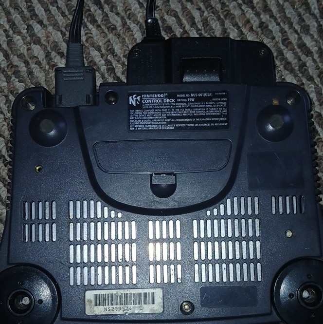 Nintendo 64 NUS-001(USA) Gray Home Console Component RCA Multiplayer NTSC-U/C