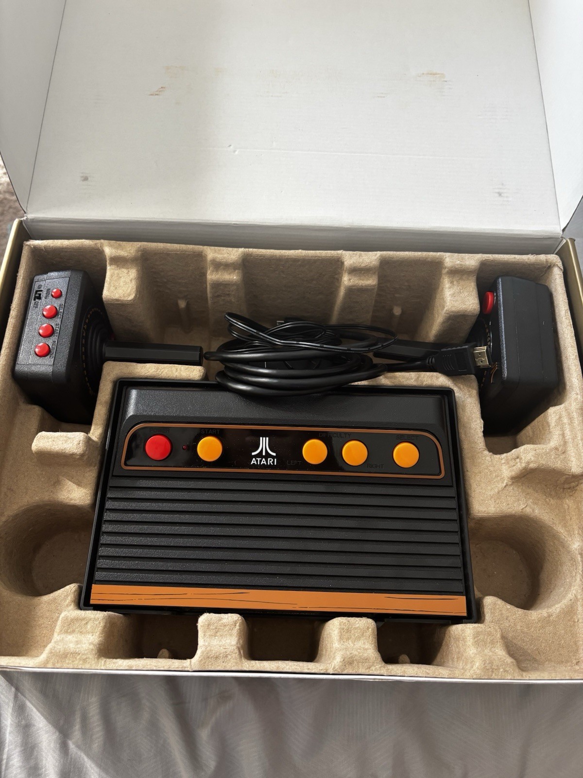 ATARI flashback 9 Gold 120 Built-in Games, Wireless Controllers With HDMI CORD