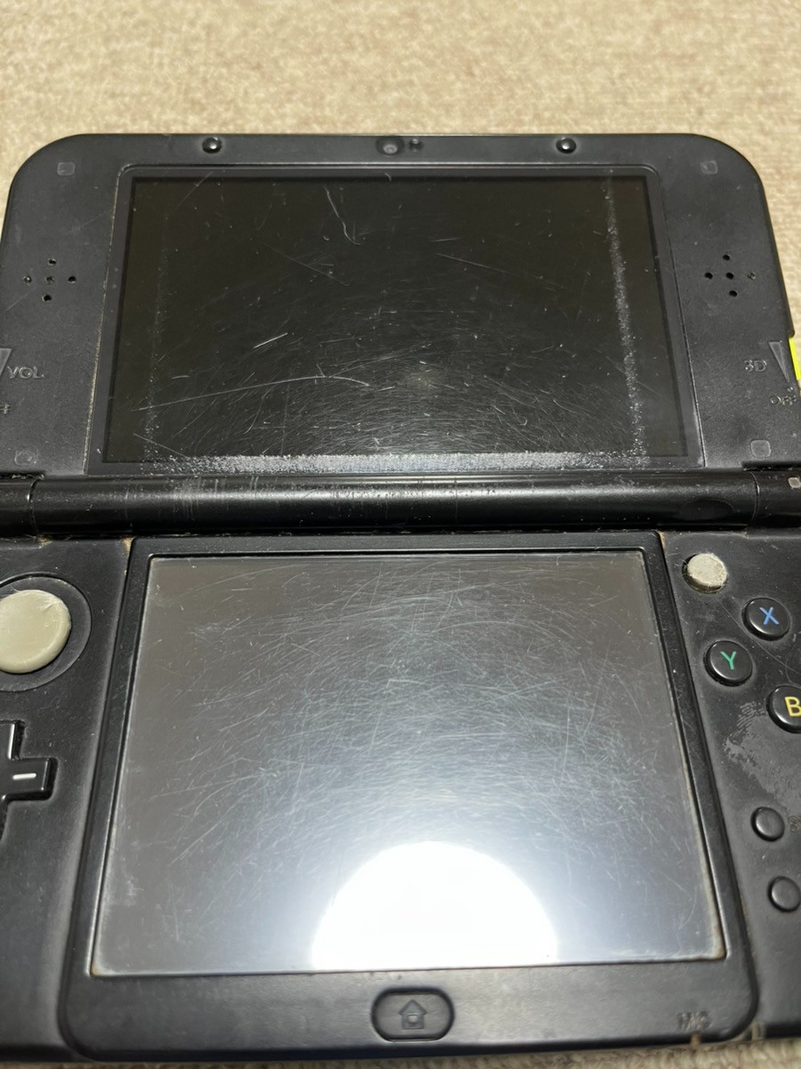 New Nintendo 3DS XL LL Black Lime Console region Japanese B816