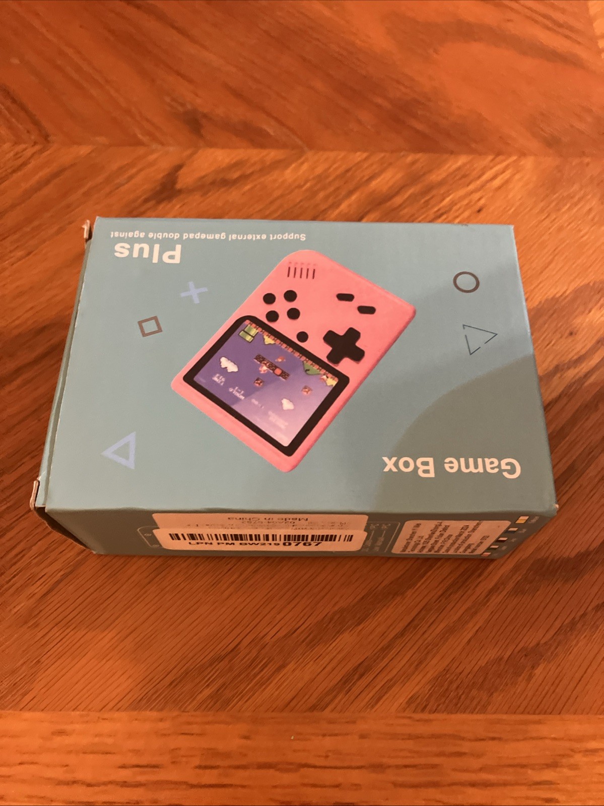 Game Box Plus- Hand Held Game System Red With Controller/ New Open Box