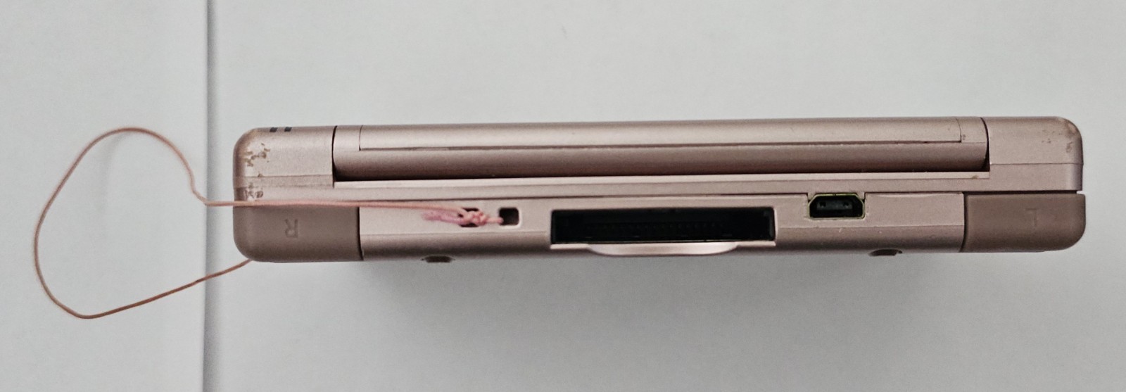 Nintendo DS Lite Nintendogs Console Metallic Rose with charger and extras
