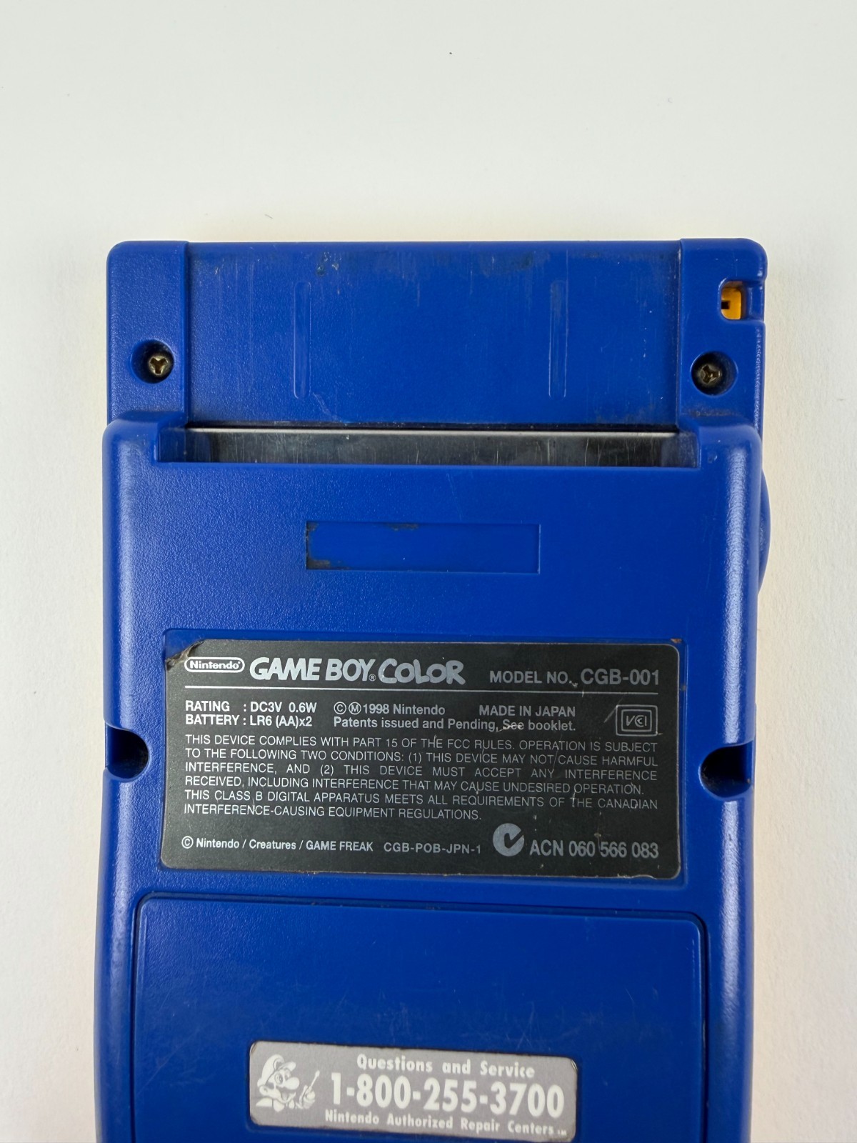 Nintendo GameBoy Color Pokemon Pikachu Edition Console CGB-001 Authentic Working
