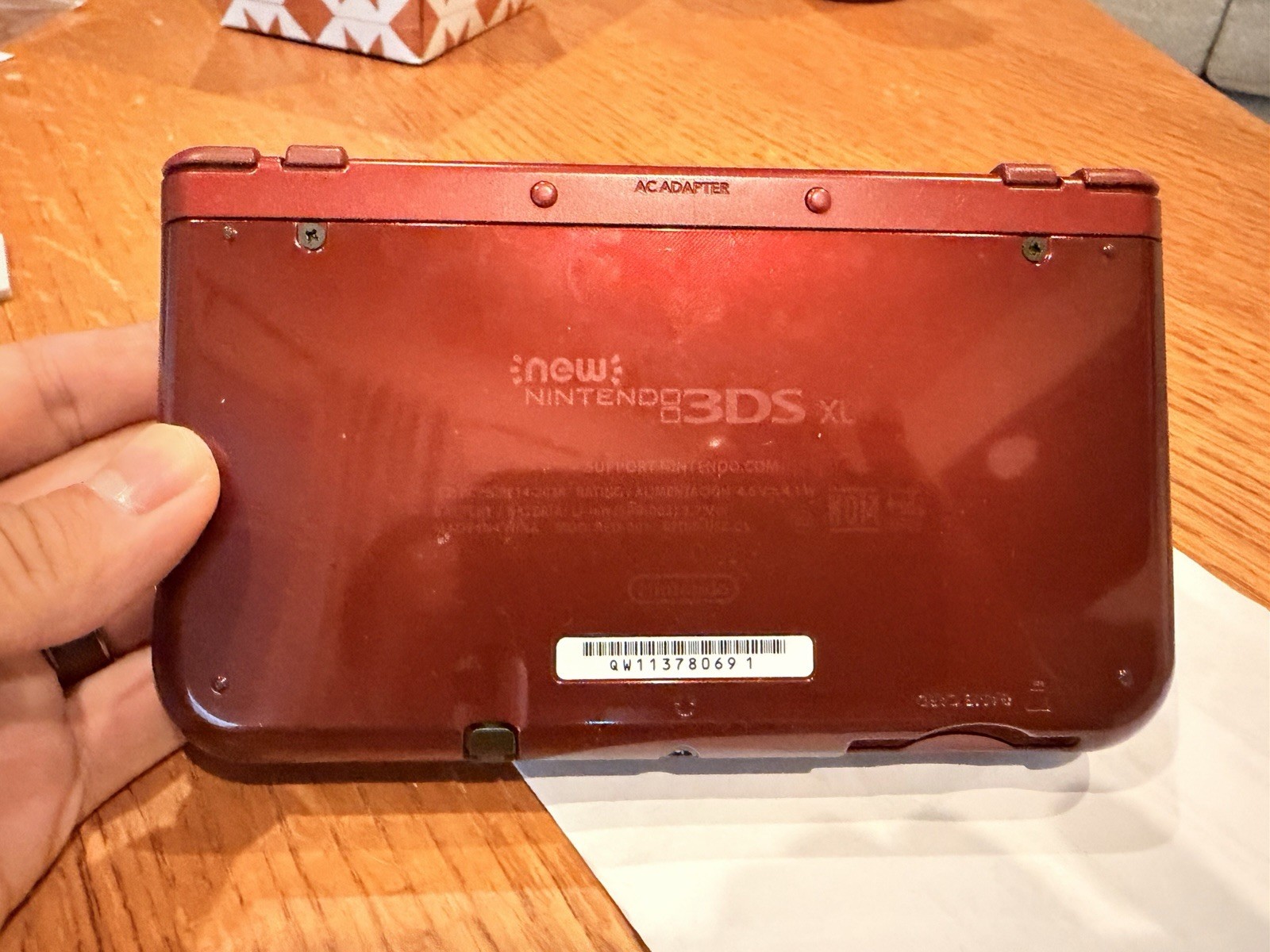 New Nintendo 3DS XL Red Console with games – Tested With Charger And Stylus