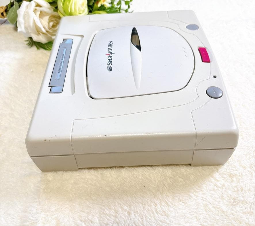 Sega Saturn HST-3220 White Console Japan