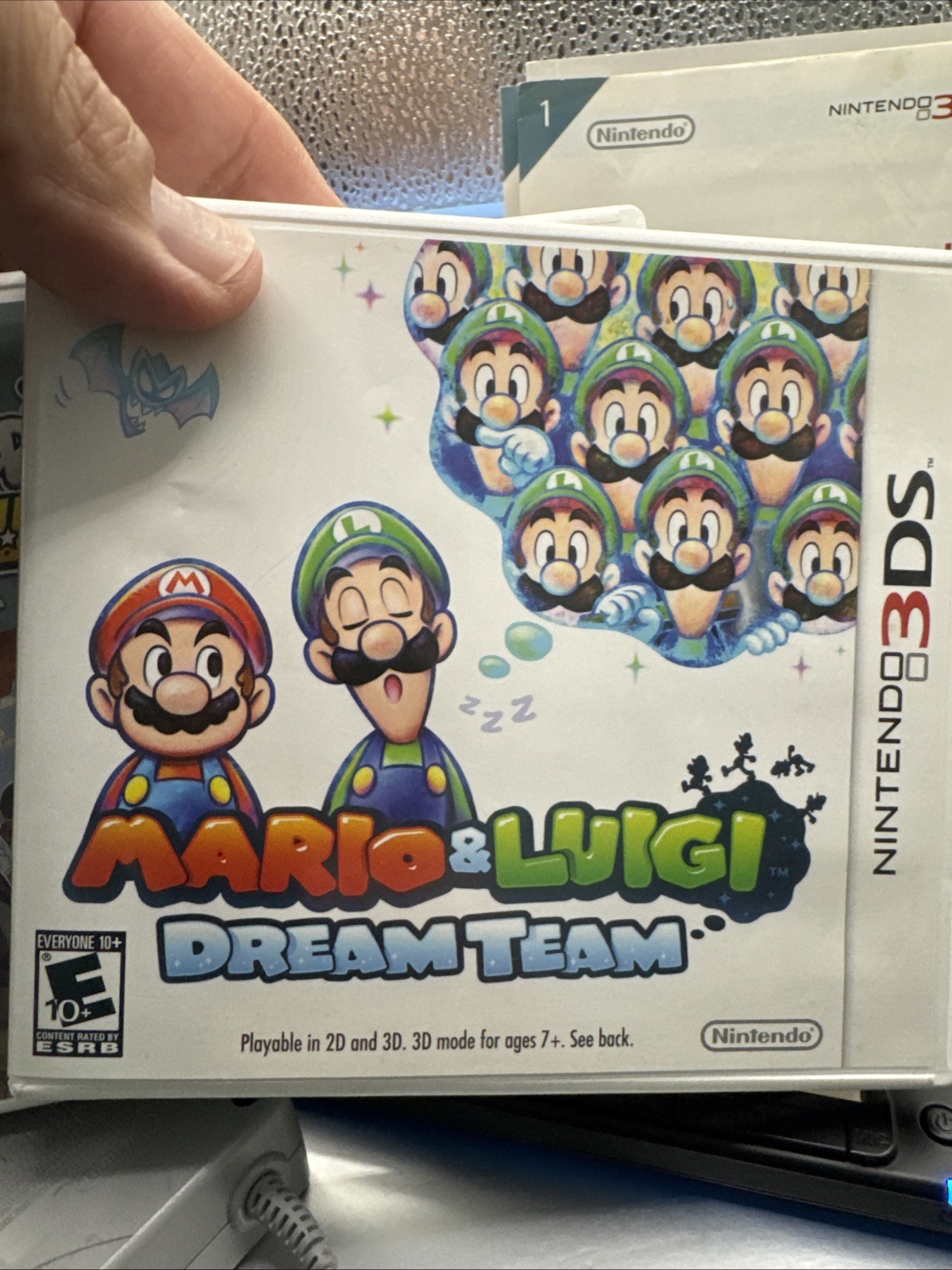 Nintendo 3DS XL Handheld Console SPR-001 Blue/Black USA Complete in Box +2 games
