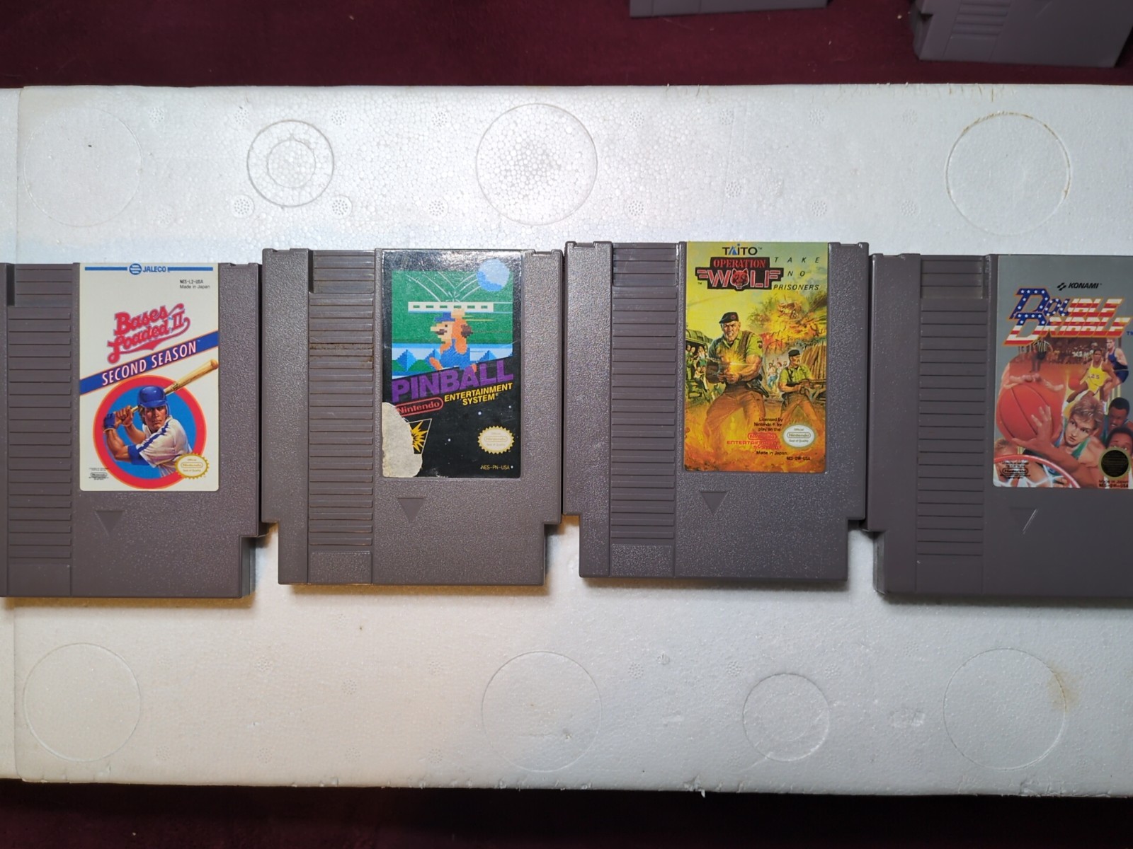 Nintendo NES Action Set Home Console – Grey Box /w Styro – Tested With 8 Games!