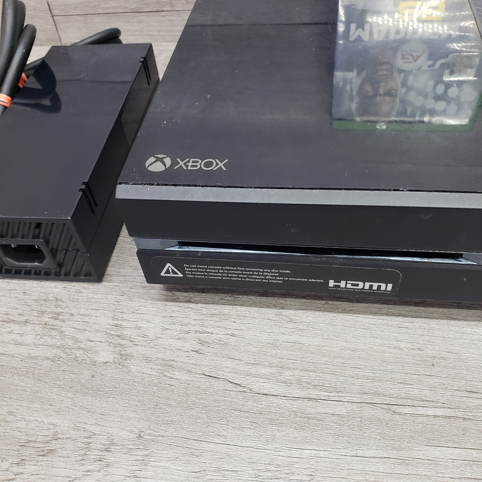 Microsoft XBOX One 365GB Controller Game Power Supply HDMI TESTED Factory Reset
