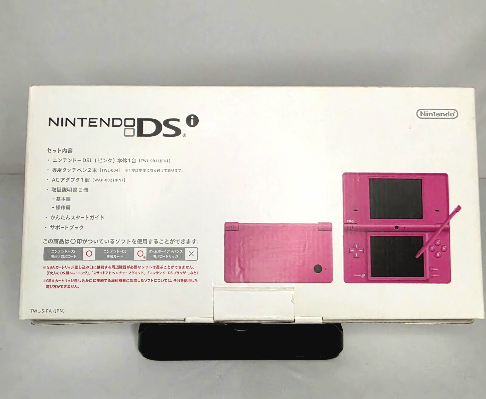Nintendo DSi Pink Handheld Console System TWL-001(JPN) NTSC-J Wi-Fi 256MB