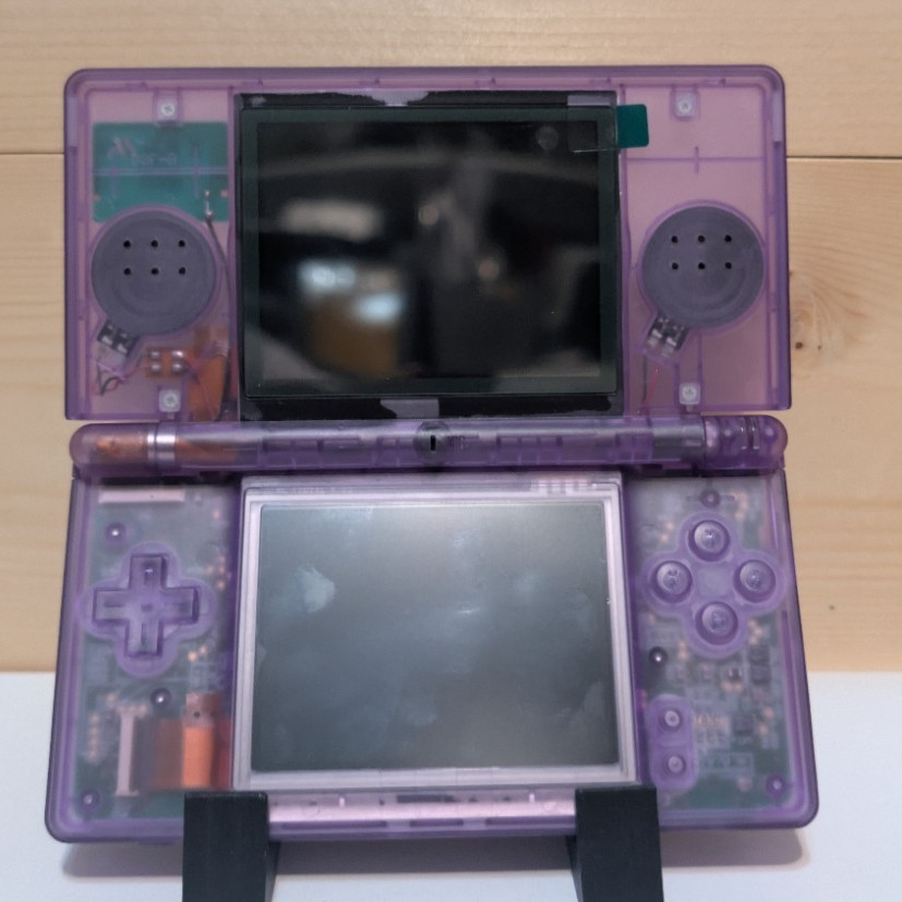 Nintendo DS Lite Atomic Purple Handheld USG-001 W/Charger *Tested* eXtreamRate