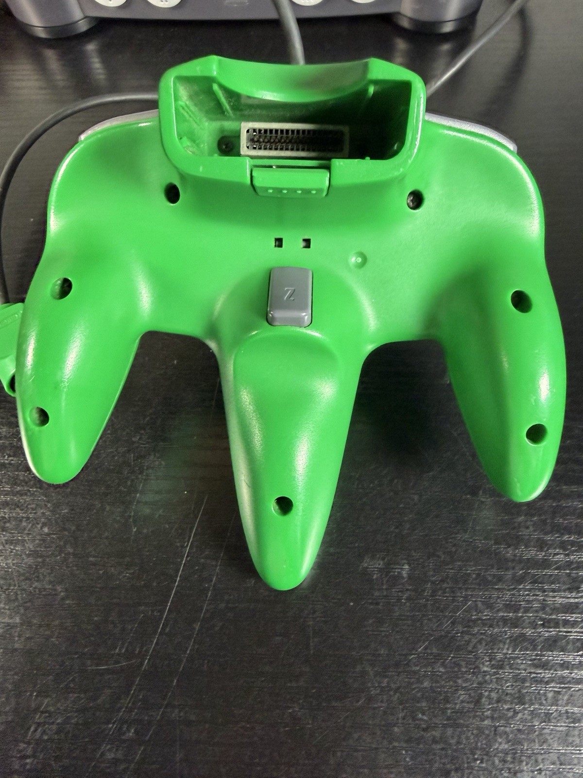 Nintendo 64 N64 Console Power Pack AV Cable And Green Controller Tested