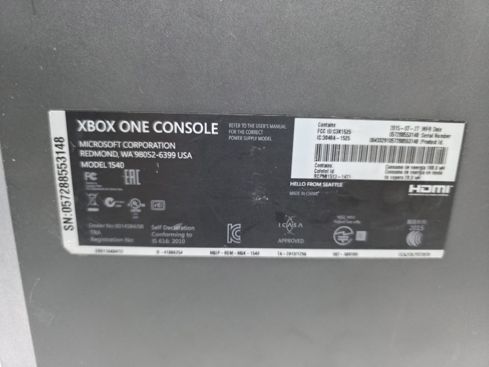 Xbox One Halo 5 Guardians Edition Gaming Console with Controller+4 Games