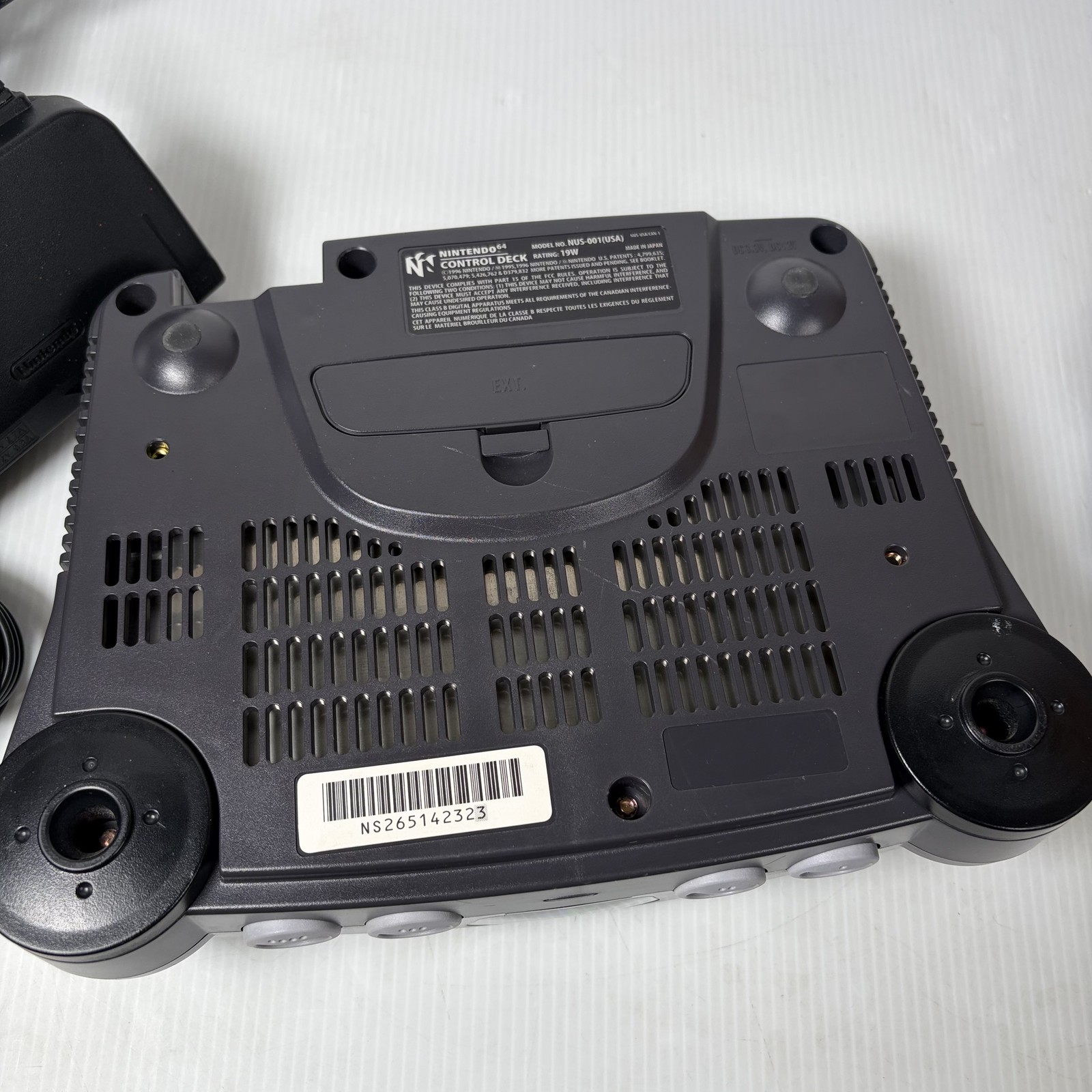 Nintendo 64 N64 Console System Gray NUS-001(USA) with OEM Controller & Cables