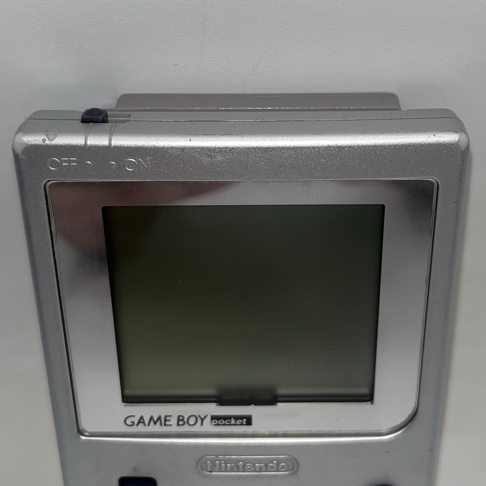 Nintendo GameBoy Pocket Silver Handheld Console MGB-001 Tested & Working