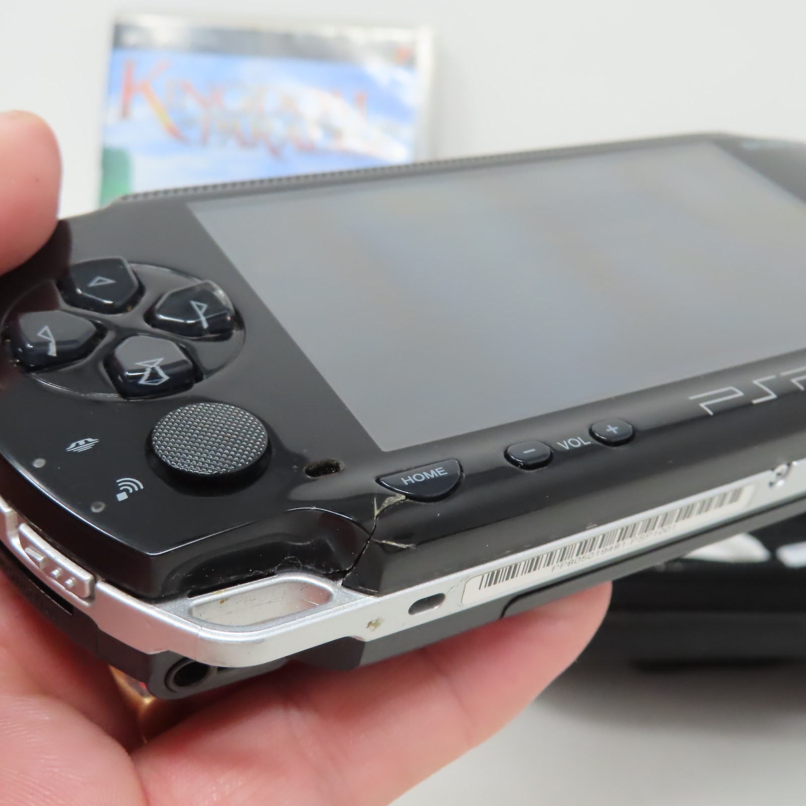 TESTED Playstation Psp-1001 “FAT” Portable Black Console With New Battery Pack