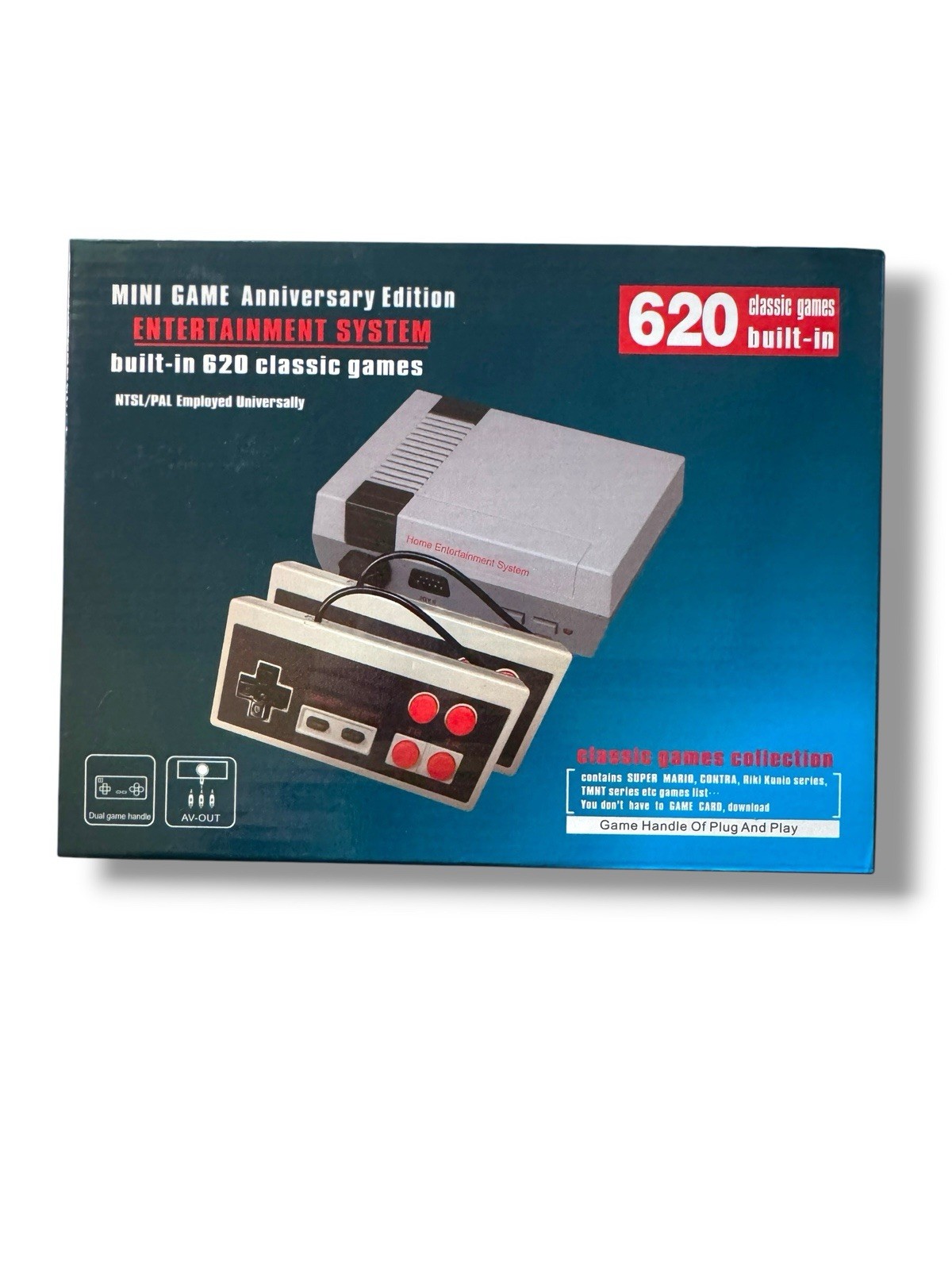 Mini Game Anniversary Edition Retro Game Console 620 Built-In Games